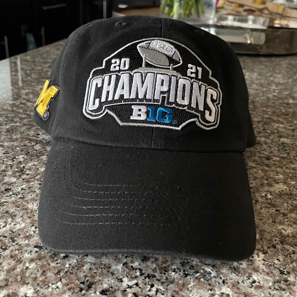 2021 University of Michigan Football Big 10 Champions Hat - NEW NWOT